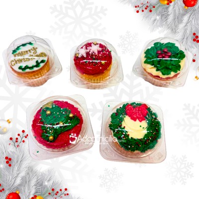 Cupcakes Navideños A Domicilio En Cali Pedido Con Un Día De Anticipación 