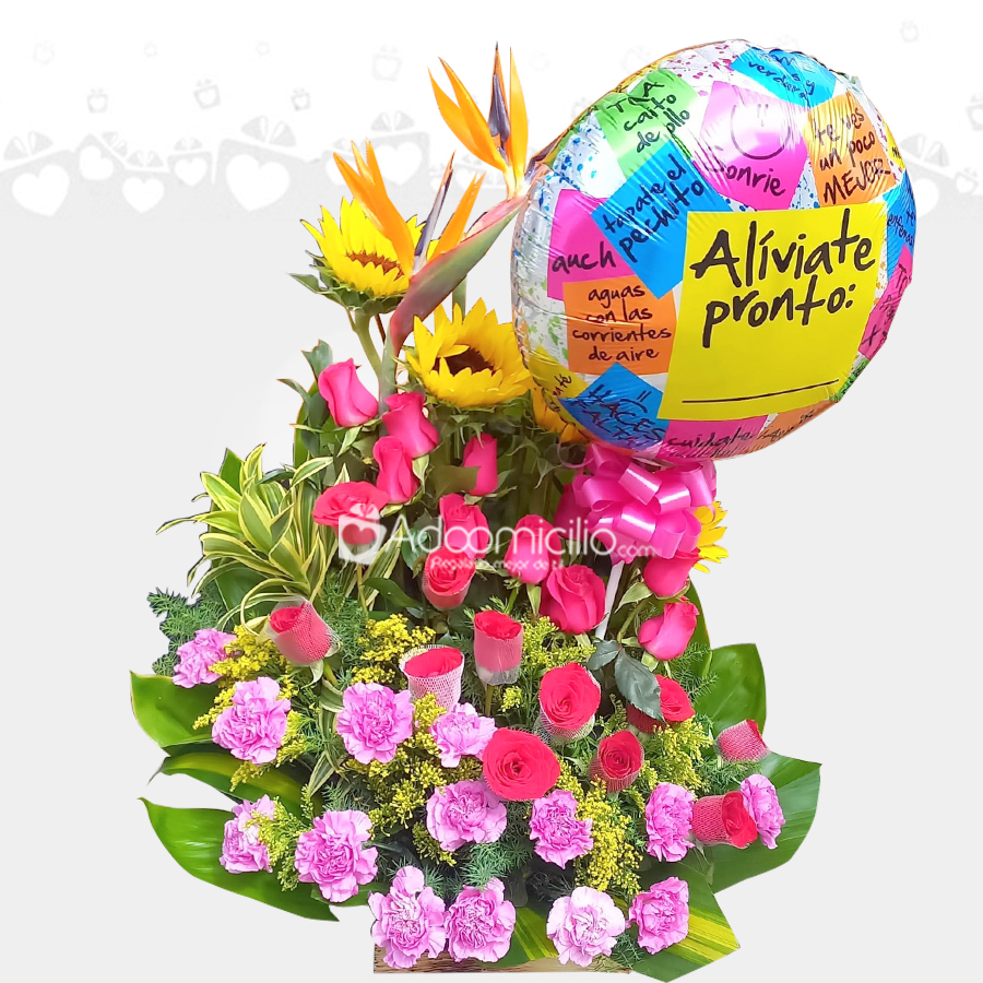 Arreglo Floral De Pronta Recuperación A Domicilio En Cali