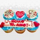 Regalos amor y amistad Medellín Cupcakes x 6 Unds Felices Meses Pedido Con Dos Dias De Anticipación