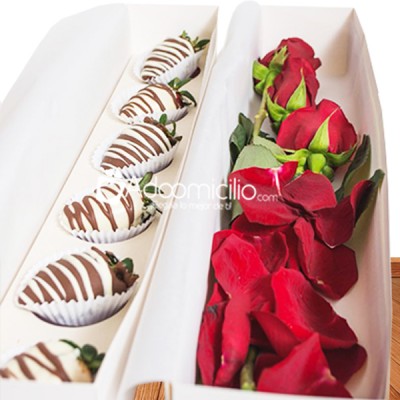  Regalos de amor y amistad a domicilio en Cali Rosas y fresas achocolatadas Pedido Con Un Dia De Anticipación 