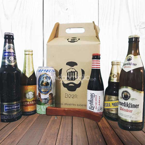 Regalos para hombre Cali Six Pack Cervezas Importadas 