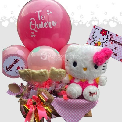 Regalos de amor y amistad a domicilio en Medellin Desayuno Hello Kitty con amor