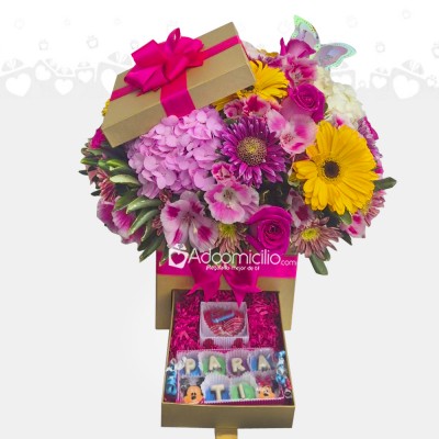 Arreglo Floral Mixto Para Mujer A Domicilio En Bogotá Pedido Con Un Día De Anticipación 