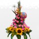 Regalos Dia De La Madre Arreglos Florales Rosas Con Girasoles A Domicilio En Pereira