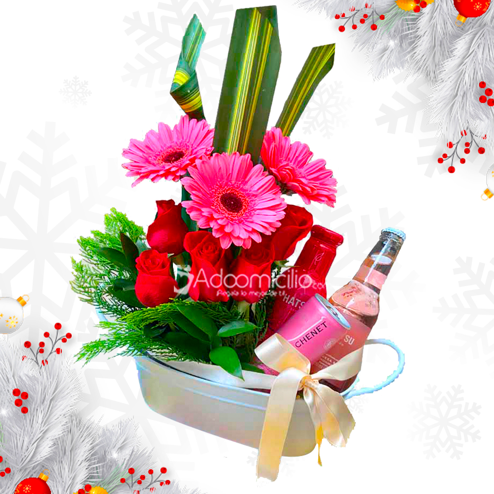 Rosas Con JP Chanet Para Navidad A Domicilio En Medellín Pedido Con Un Día De Anticipación 