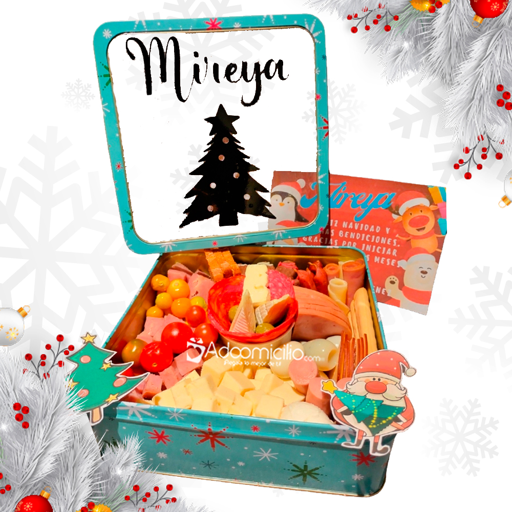 Tabla De Quesos Navideña A Domicilio En Bogotá Pedido Con Un Día De Anticipación 