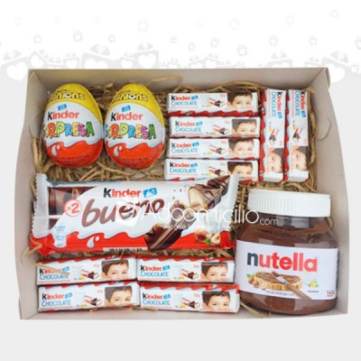 Ancheta Kinder y Nutella Regalos para toda Ocasión a Domicilio en Villavicencio Pedido Con Un Dia de Anticipado