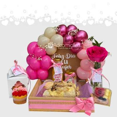 Desayuno Sorpresa Para El Día De La Mujer Con Globos A Domicilio En Cali Pedido Con Un Día De Anticipación 