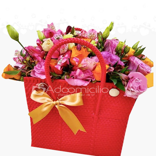 Regalos Para  Mujer  Bolsa Floral A Domicilio En  Mexico