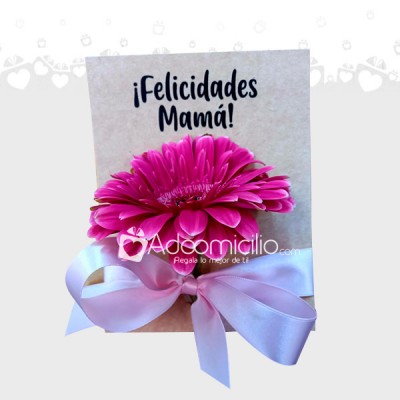 Tarjeta Felicidades Mamá Querida